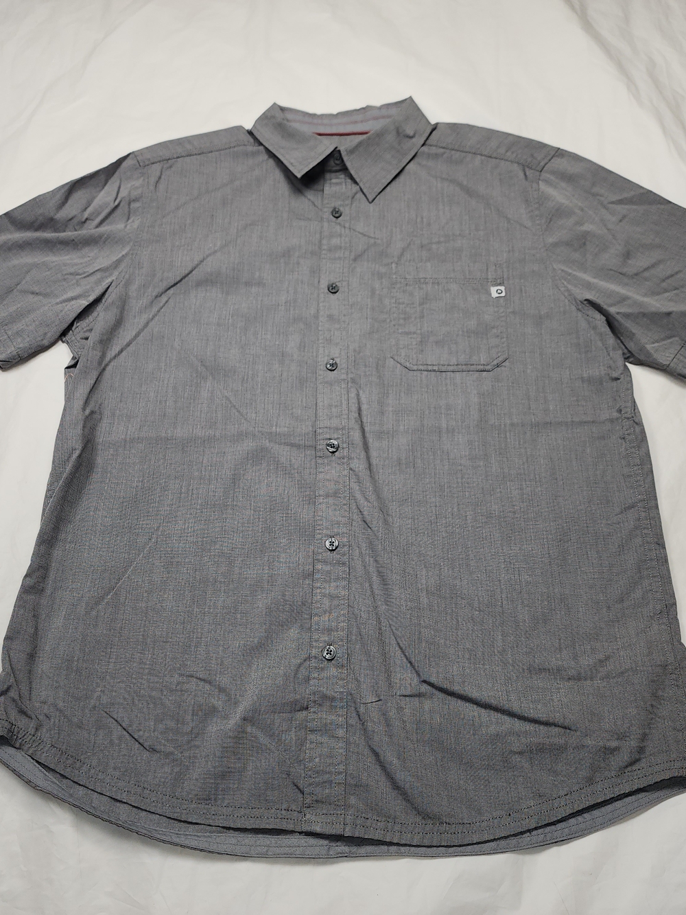 Marmot Men's Short-Sleeve Button-Down Shirt - Gray Size Large